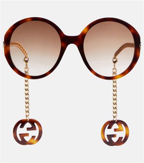 gucci brown sunglasses|Gucci charm sunglasses.